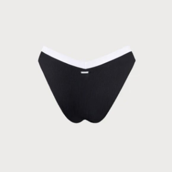 BERLOOK Contrast Trim Triangle Bikini Top AND Contrast Trim V-Cut Bikini bot 49 - Picture 12 of 16